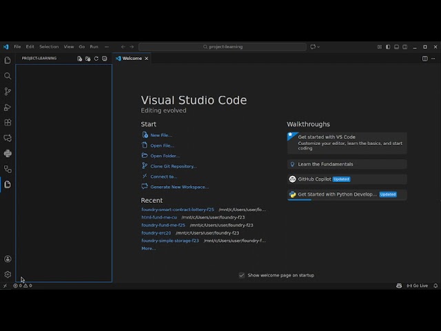 GDG Blockchain track: Introduction to scripts and local deployment on VS Code