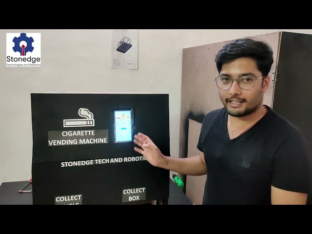 Cigarette Vending Machine Prototype || Stonedge Technologies and Robotics India Pvt Ltd