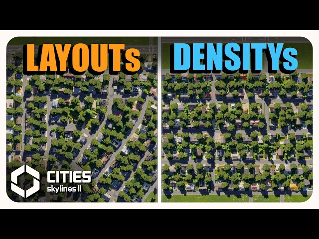 District Planning 101: MASTER The 3 LAYOUTS & 3 DENSITY