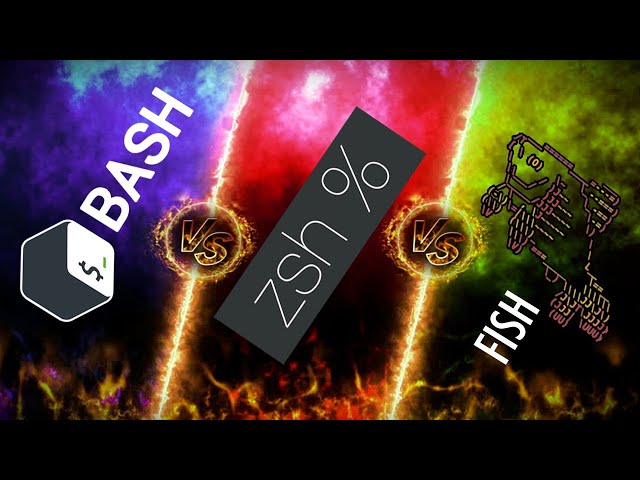 Differences between Bash vs Zsh vs Fish