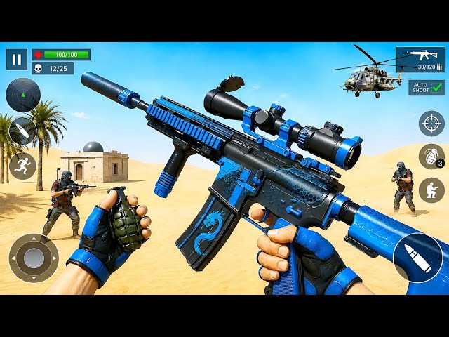 FPS Commando Gun Strike Ops - Banduk Wala Game - Android GamePlay