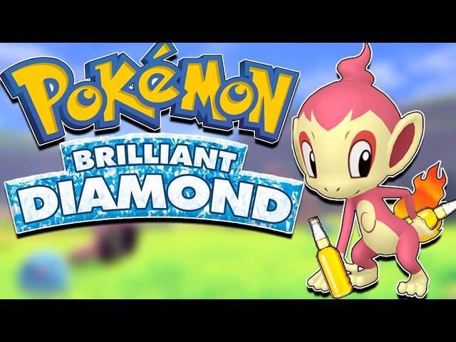 Pokemon Diamond Full Odds Shiny Chimchar Only, But Every Encounter is a Drink - (Harambe Tribute)