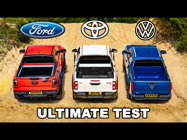 Toyota v Ford v VW: ULTIMATE pick-up test!