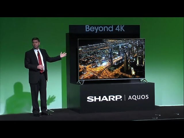 Sharp debuts 'Beyond 4K' Ultra HD TV