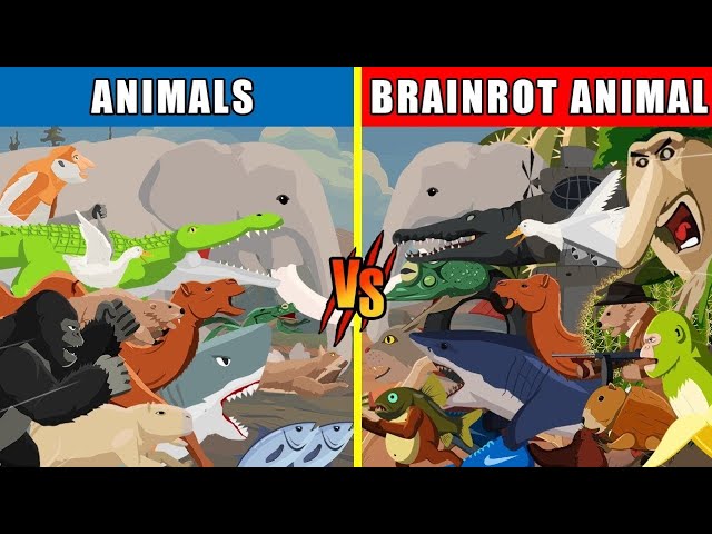 Animals vs Brainrot Animals [S1] | Brainrot Animals Animation