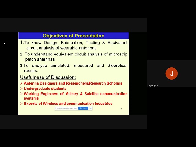 Textile Based Wearable/Flexible Antennas: Fabrication and Testing Case Studies by Dr. J. G. Joshi,