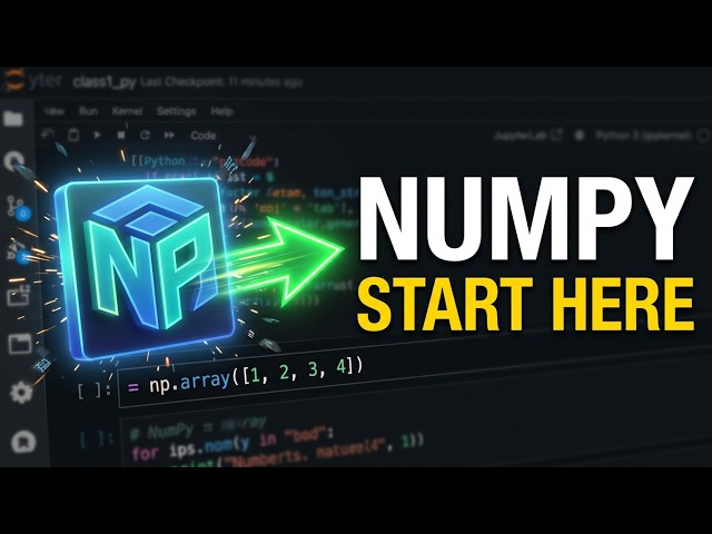 Numpy for Data Science | Numpy for beginners Class 1
