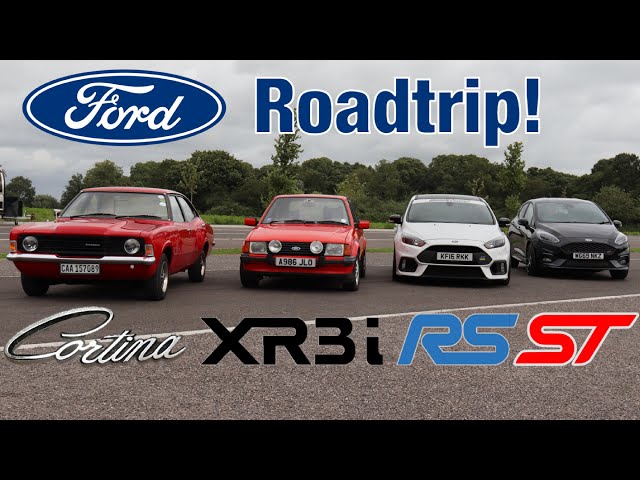 Ford Cortina Mk3 and Escort XR3i Roadtrip To Ford Fair 2021! (Ft. Mk3 Focus RS & Mk8 Fiesta ST)