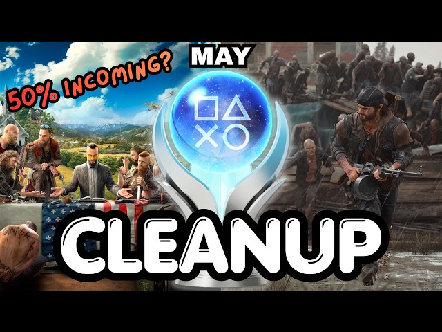 PlayStation Trophy Clean-Up Percentage Challenge - Burnt-out or just struggling?