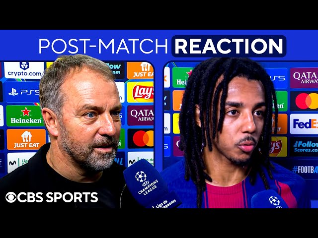 Hansi Flick on Barcelona VICTORY | Jules Koundé discusses BRACE