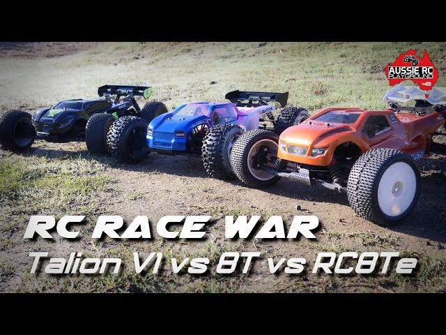 RC RACE WARS: Losi 8T vs Talion vs RC8Te