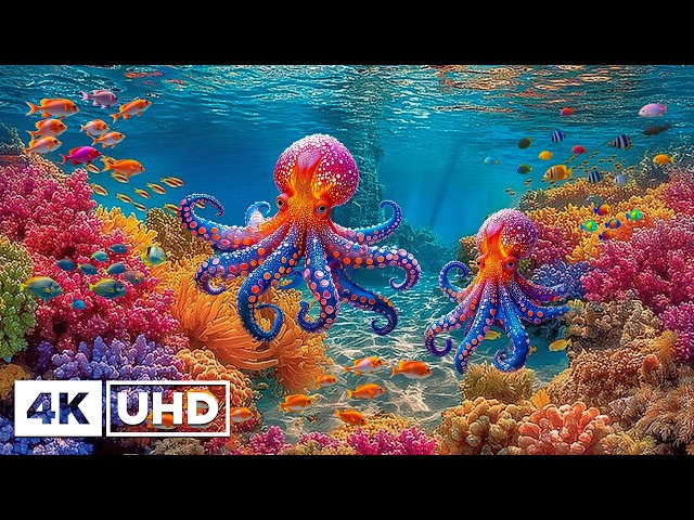 The Best 4K Aquarium 🐡 Explore Tropical Waters Filled with Amazing Marine Creatures