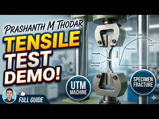 Tensile Test on Mild Steel: Understanding Stress, Strain, and Yield Point! 💥
