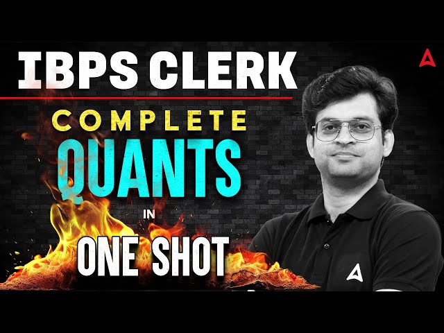 IBPS Clerk 2025 Quants | One Shot | IBPS Clerk Expected Quant Questions | By Navneet tiwari