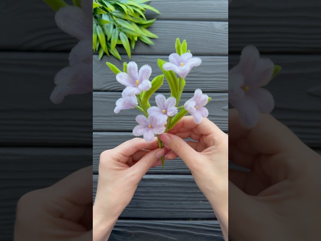 How to Make Easy Flower from Chenille Wire DIY Pipe Cleaner Flowers