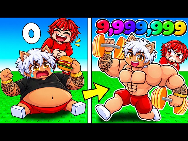 I GOT +1 STRONGER Every Second ON MY WAY TO SCHOOL! 💪😱 | Roblox