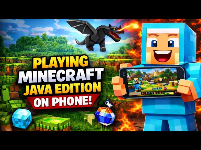 Can You Run Java edition on Phone? Full Tutorial & Review😱🙏