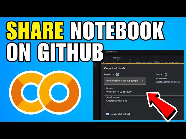 How To Share Google Colab Notebook On GitHub (2026) (Quick And Easy Guide)