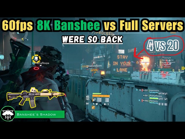 Division 1’s 60FPS Update Turned Banshee Into a MONSTER | The Division