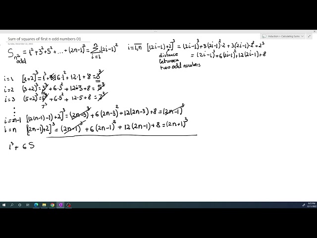 Sum of the squares of first n odd numbers