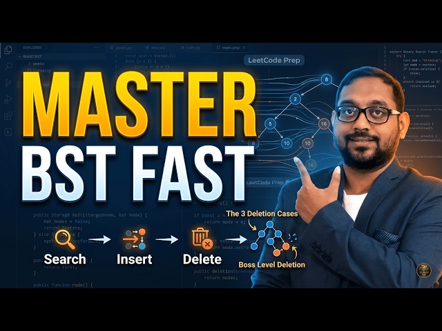 #viral How to Master Binary Search Trees: Search, Insert & Delete