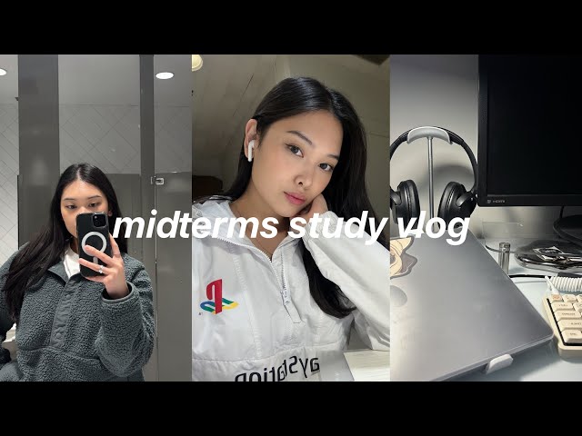 MIDTERM STUDY VLOG📖 Study tips, truth about motivation, code review & demo, university life