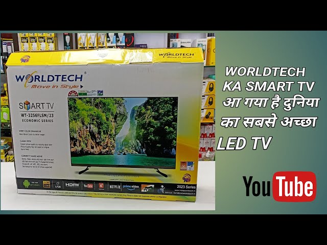 BEST LED TV || BHARAT AGENCY || WORLDTECH 32 INCH SMART TV