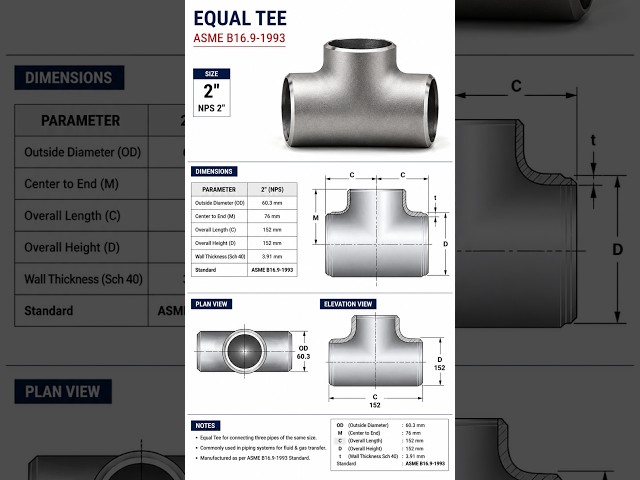 Equal Tee for Begineers AutoCAD piping tutorial#shortvideo #begineers #piping cad master