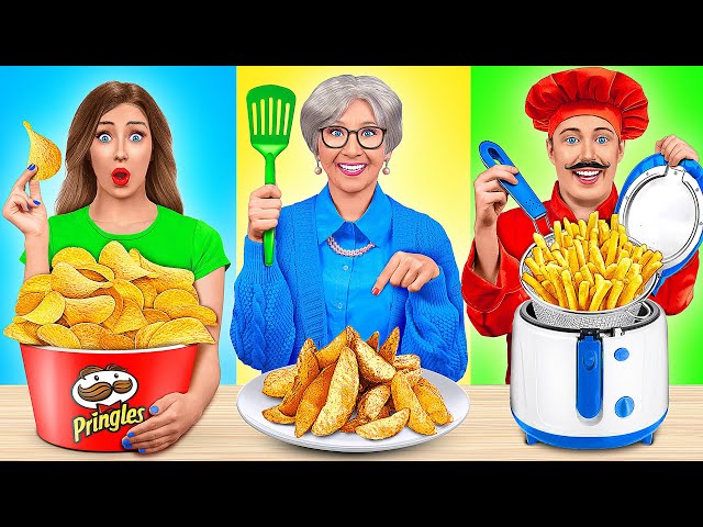 Reto De Cocina Yo vs Abuela | Batalla Épica de Comida de Multi DO Challenge