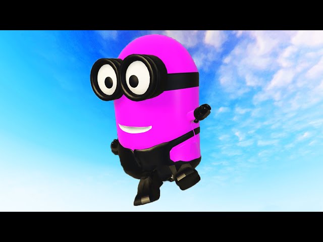 GTA 5 Spiderman & Rainbow Minion Suck Smash Ragdolls (Fails & Euphoria Physics) #2