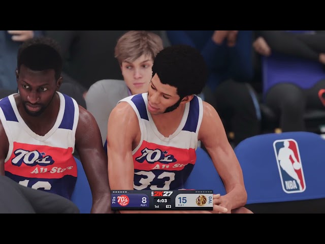 1970's All Star vs All Time Dallas Mavericks｜NBA 2K27 Gameplay No Commentary