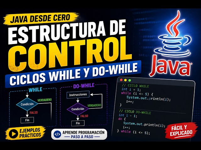 Aprende CICLOS WHILE y DO WHILE en Java desde CERO 🚀 | Ejemplos prácticos paso a paso
