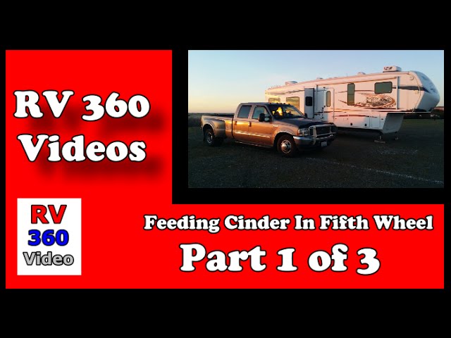 Feeding Cinder In The Fifth Wheel Using a 360 Camera | #pets #360video