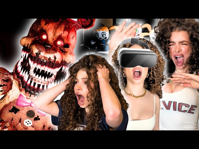 Kalogeras Sisters PLAY FIVE NIGHTS AT FREDDY'S VR! (TERRIFYING)