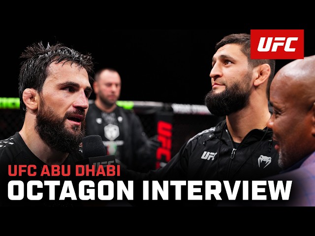 Abubakar Vagaev Octagon Interview | UFC Abu Dhabi