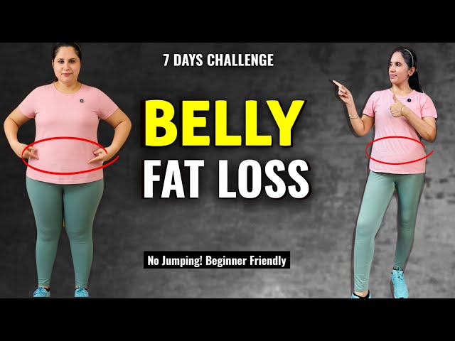 Lose Belly Fat Fast: 7-Day Home Workout (No Jumping / No Equipment)