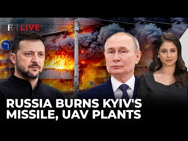 Russia Blows Kyiv's Missile, UAV Plants to Bits; Revenge Hit After 620 'Triggers' | Firstpost Live