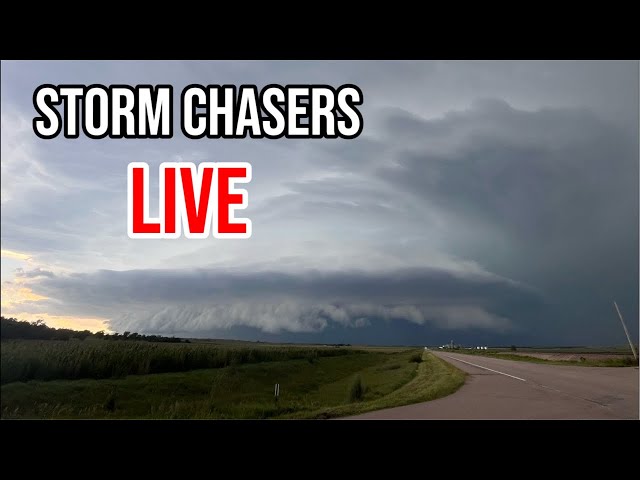 Storm Chasers Live | Hunting for supercells NE/KS