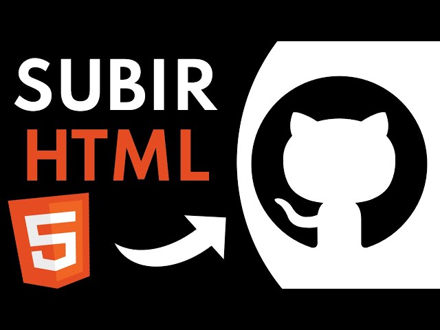 👉 como SUBIR un Archivo HTML a GitHub (paso a paso) 😱