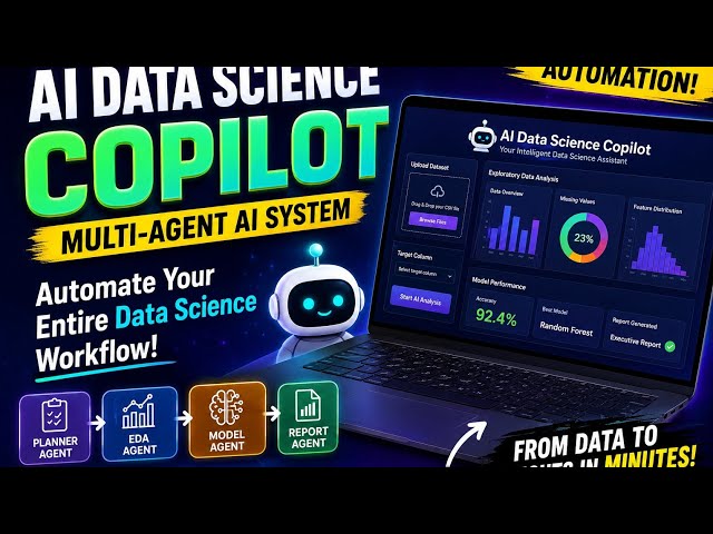 🤖 AI Data Science Copilot | End-to-End Multi-Agent AI Project (Google ADK + Streamlit + FastMCP )