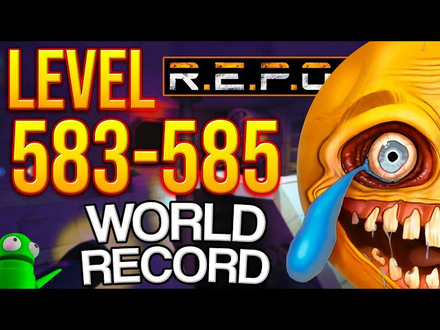 R.E.P.O. Solo World Record Level 583-585 | GAMBIT ALMOST KILLED ME!💀