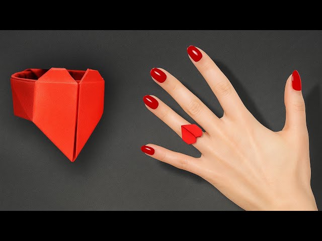 Origami Heart Ring - Instructions in English (BR)   
