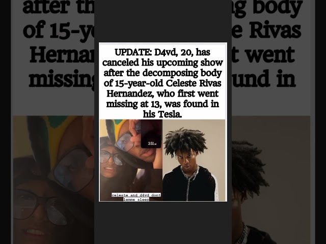 D4vd's Tesla Found with Missing Teen's Body💔 #shorts #d4d