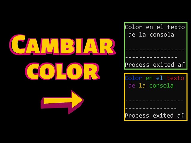 👉Como CAMBIAR EL COLOR de las LETRAS en C++ ❓ | FÁCIL Y RÁPIDO | Programación  en C++