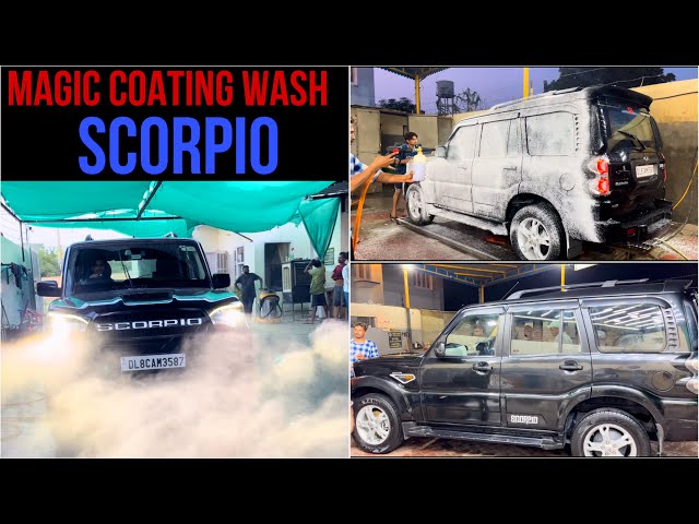 Vlog 19 | Magic Coating Wash Of Scorpio | Magic Touch Car Wash & Detailing |