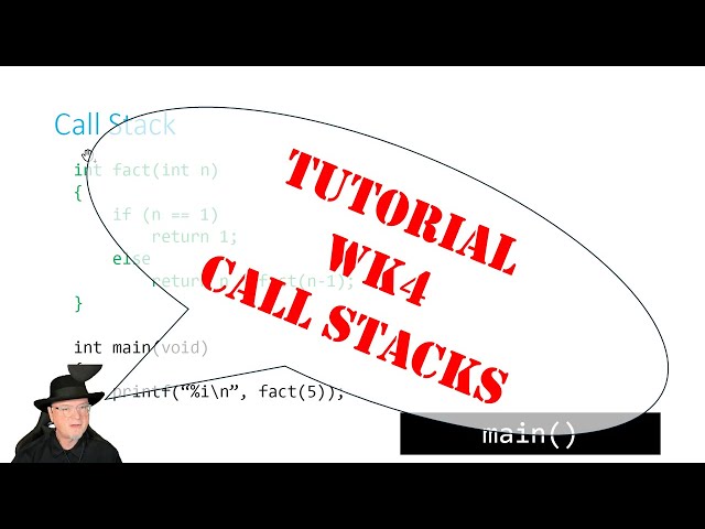 SQ4007 Tutorial wk4 Call stacks