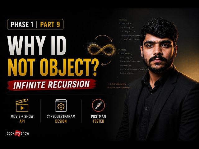 Movie & Show Domain: Why Store ID Not Object + @RequestParam vs @RequestBody | Phase 1 Part 9