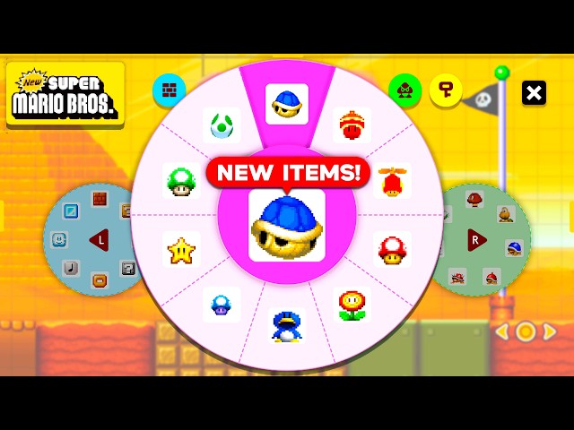 NEW SMB DS GameStyle! All Power Ups! | Super Mario Maker 2 - Course Maker Experiment!