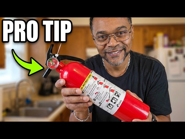 MICHAEL YOUR HANDYMAN: HOW TO PROPERLY HANG A FIRE EXTINGUISHER (EASY WALL MOUNT)