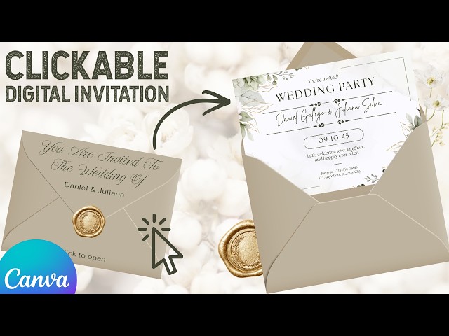 How to Create a Clickable Digital Invitation in Canva (Easy Tutorial)